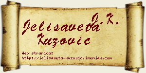 Jelisaveta Kuzović vizit kartica